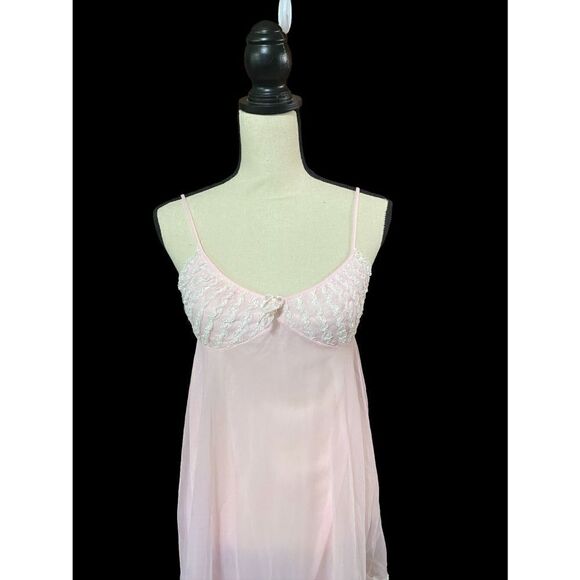 Vintage Gotham Jr. light pink babydoll nightie - Picture 4 of 10